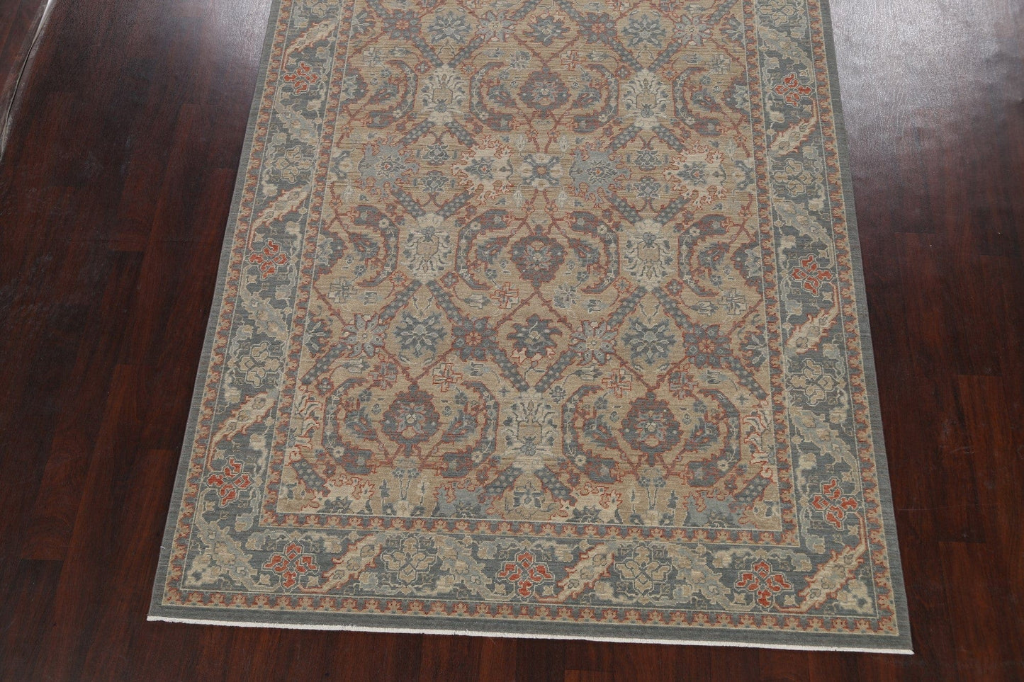 All-Over Ziegler Oushak Turkish Wool Area Rug 7x10