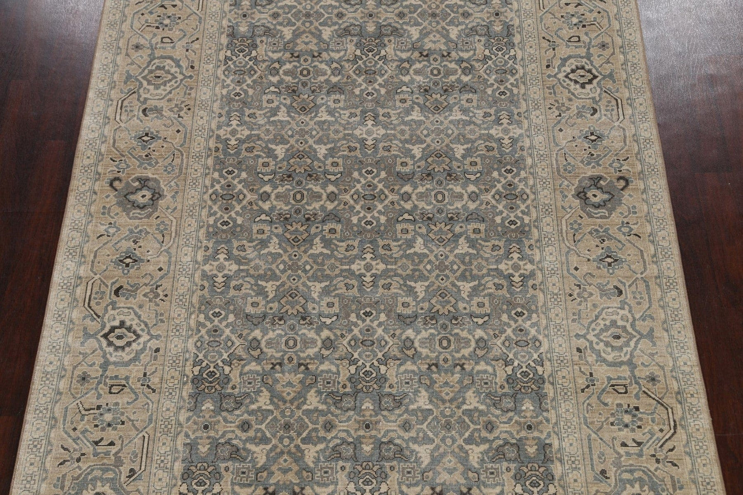 Silver Washed Ziegler Turkish Area Rug 7x10