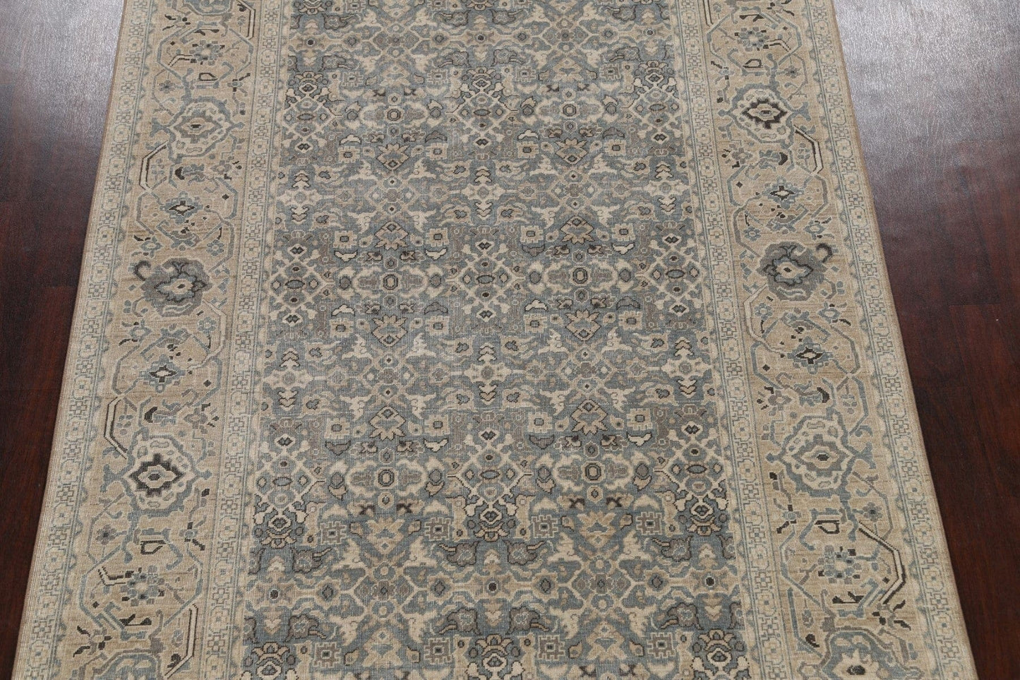 Silver Washed Ziegler Turkish Area Rug 7x10