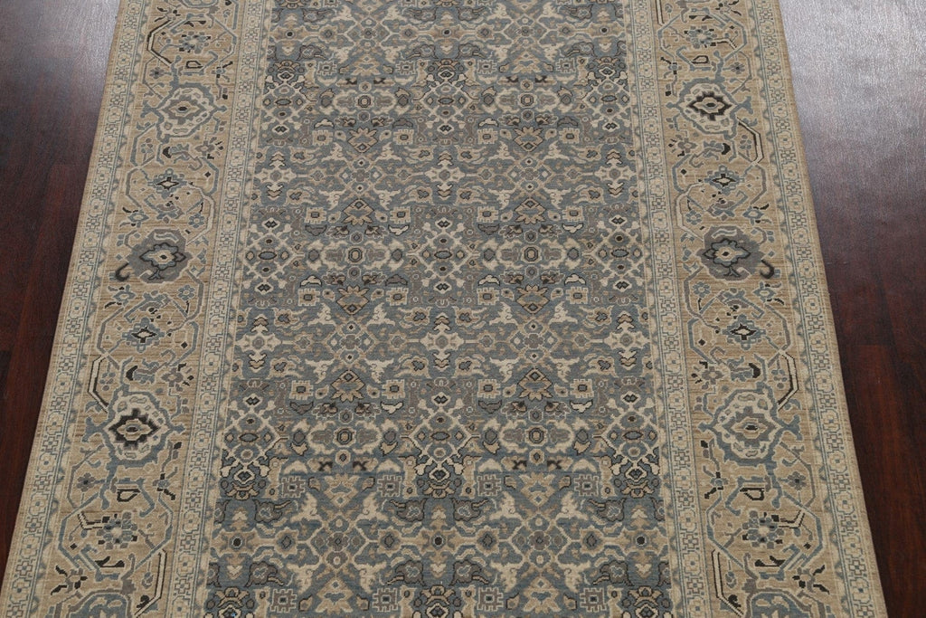 Silver Washed Ziegler Turkish Area Rug 7x10