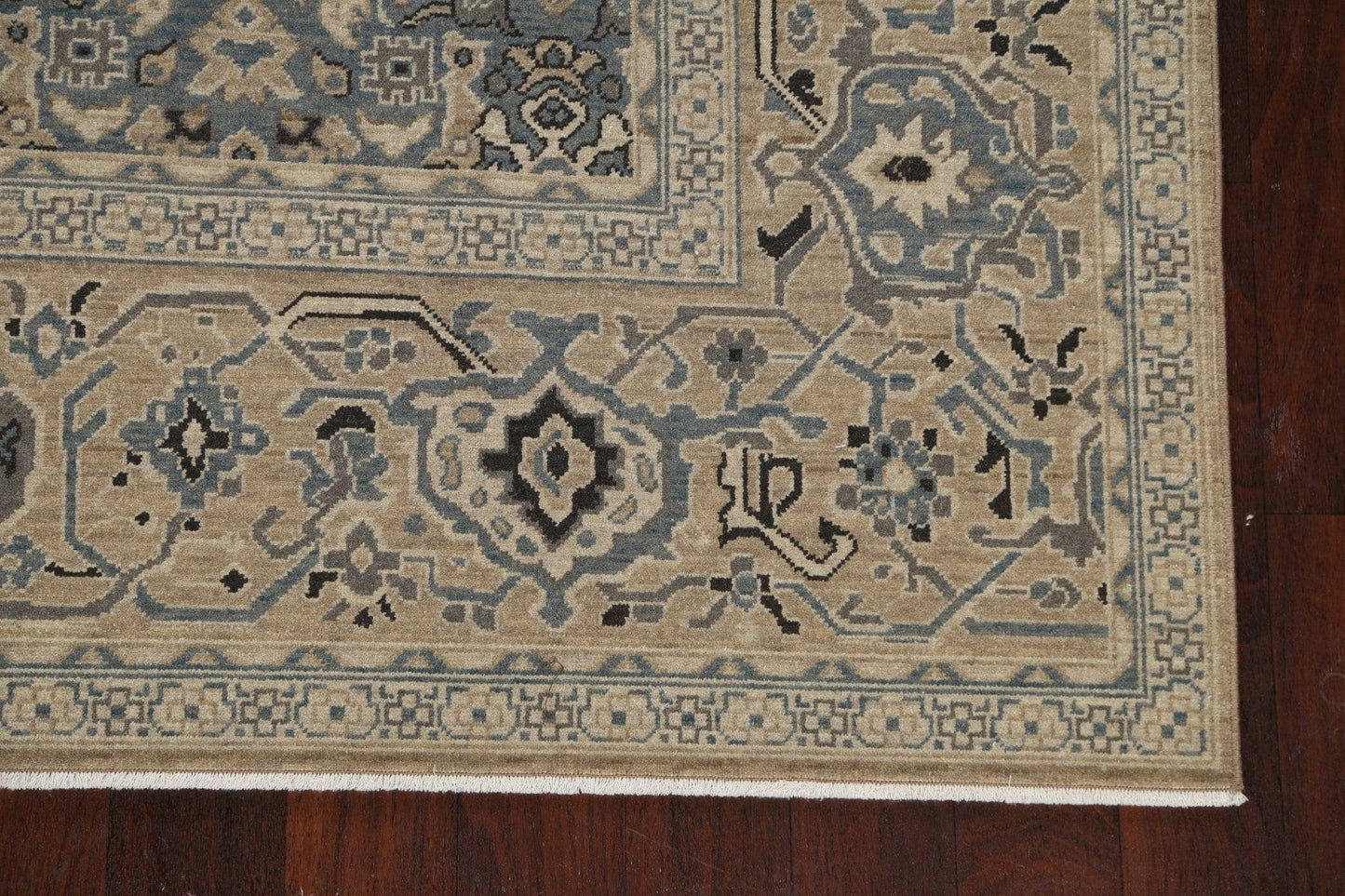 Silver Washed Ziegler Turkish Area Rug 7x10