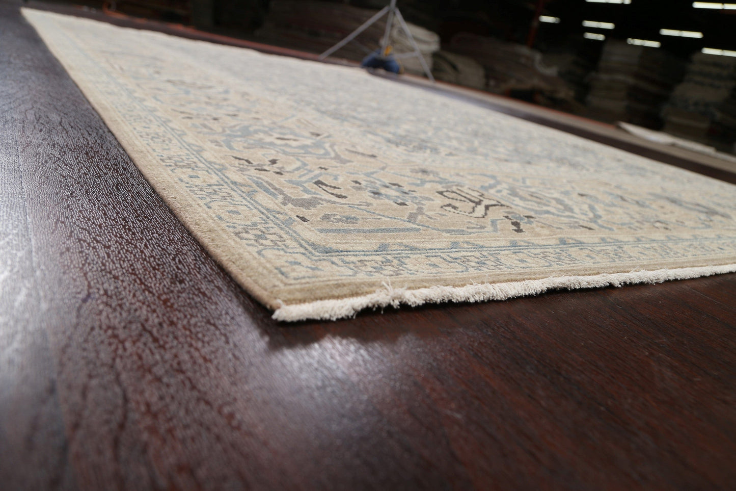 Silver Washed Ziegler Turkish Area Rug 7x10