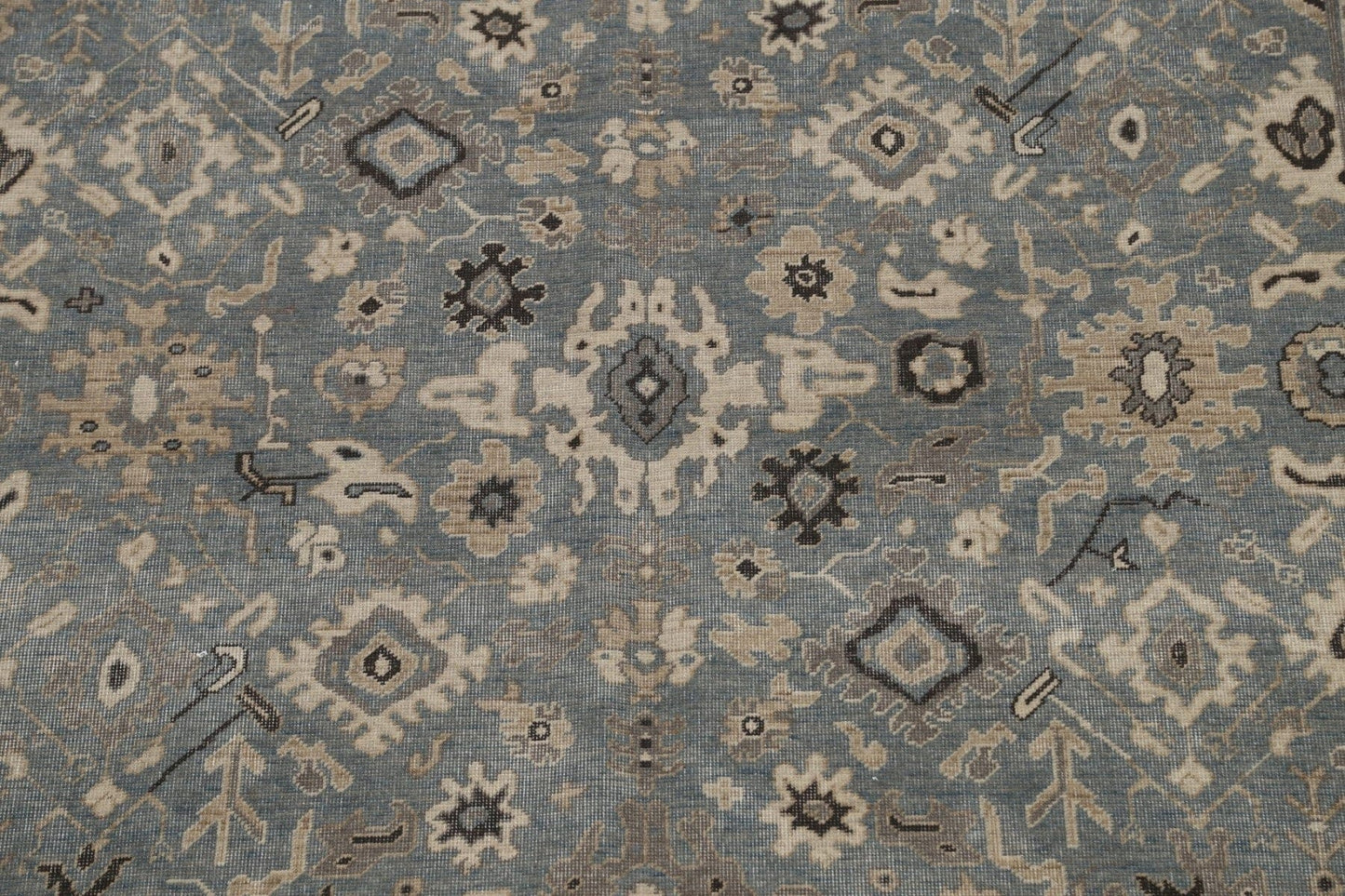 Silver Washed Ziegler Turkish Area Rug 7x10