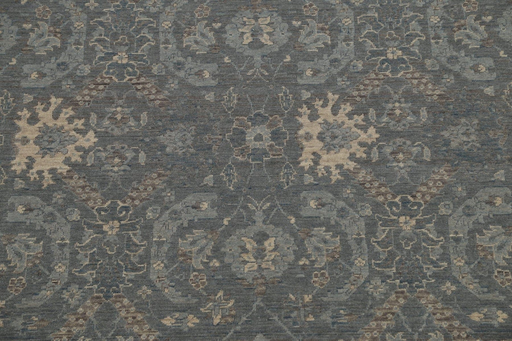 Silver Washed Ziegler Turkish Area Rug 7x10