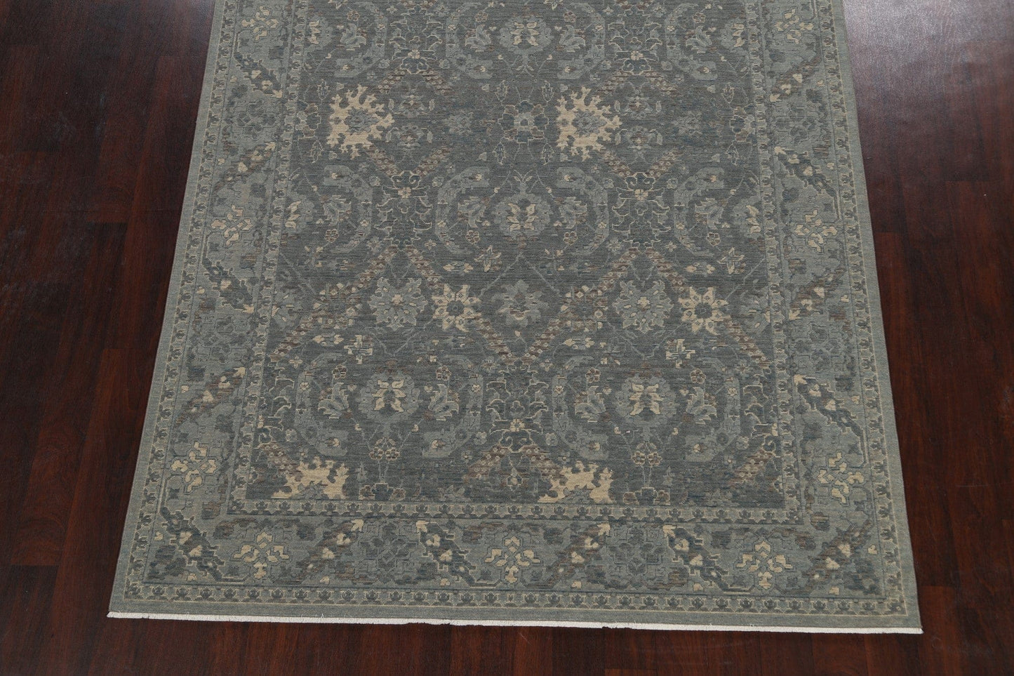 Silver Washed Ziegler Turkish Area Rug 7x10