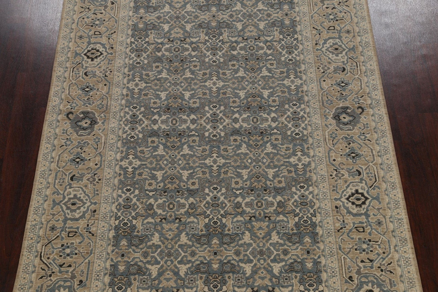 Silver Washed Ziegler Turkish Area Rug 7x10