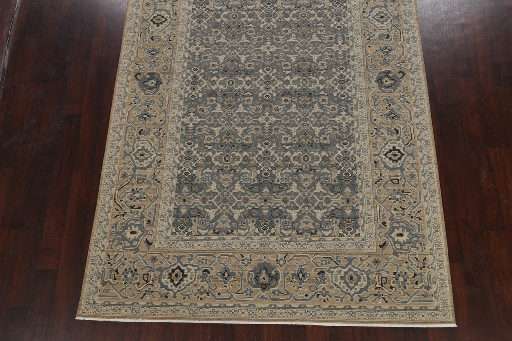 Silver Washed Ziegler Turkish Area Rug 7x10