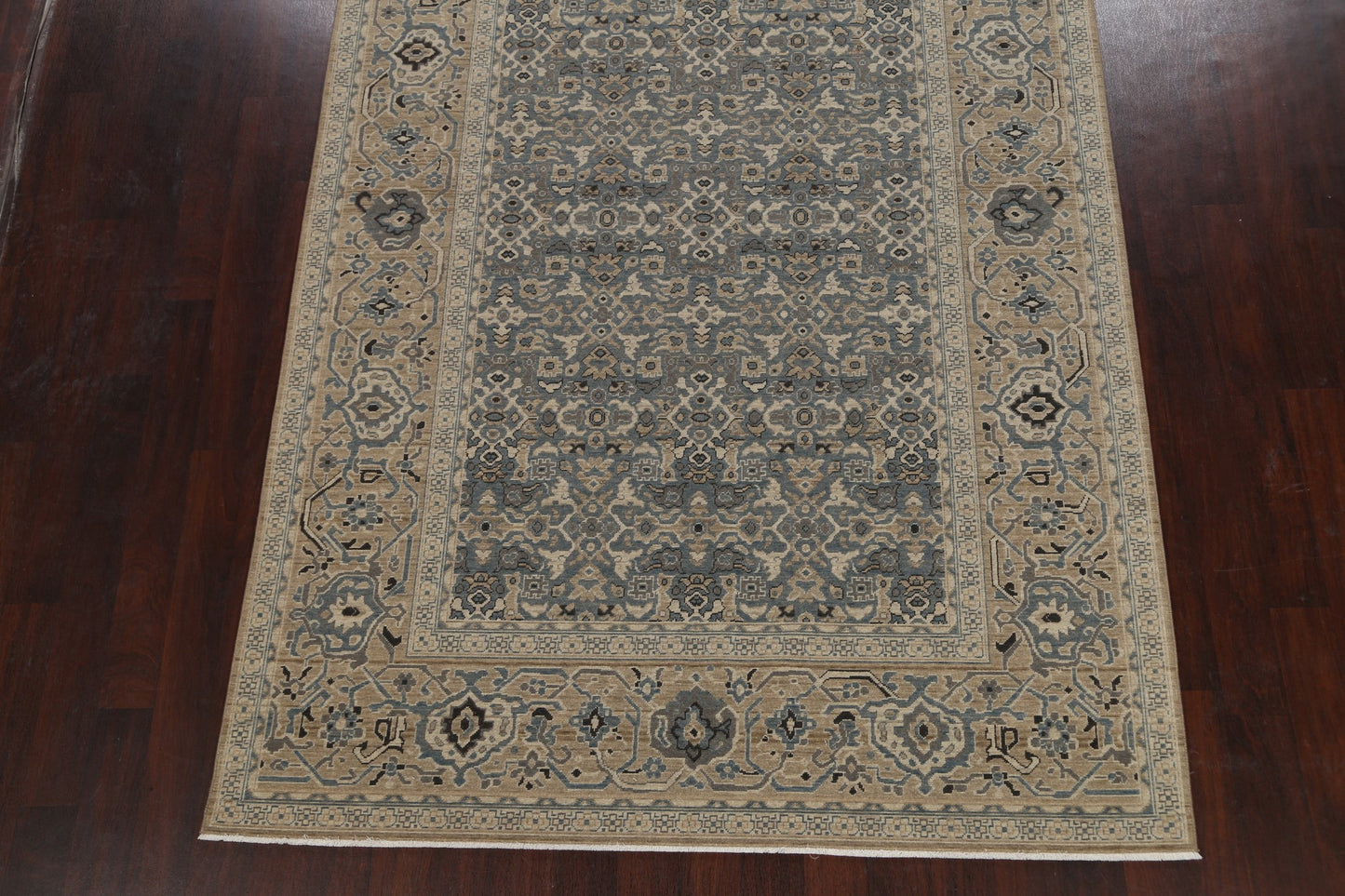 Silver Washed Ziegler Turkish Area Rug 7x10