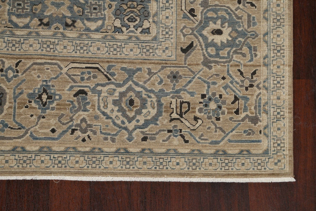 Silver Washed Ziegler Turkish Area Rug 7x10