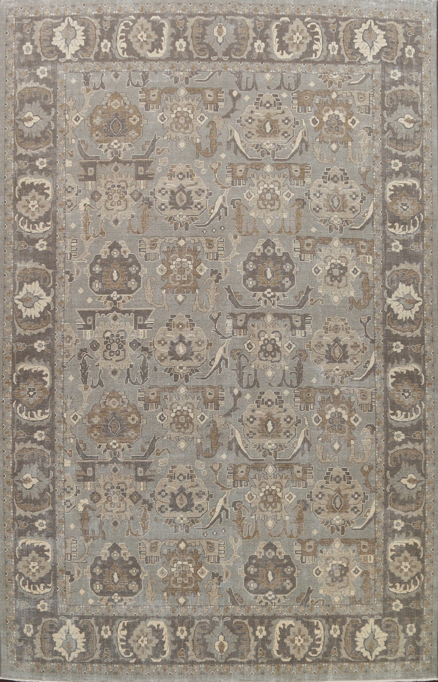 All-Over Ziegler Oushak Turkish Wool Area Rug 10x13