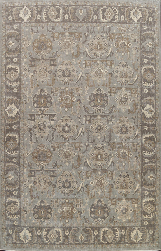 All-Over Ziegler Oushak Turkish Wool Area Rug 10x13