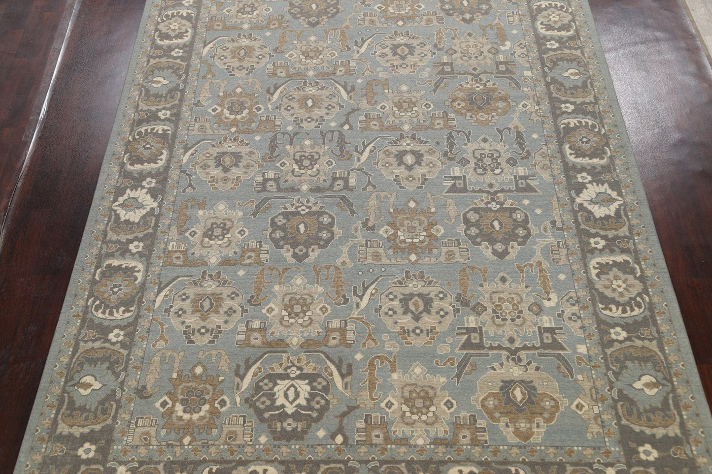 All-Over Ziegler Oushak Turkish Wool Area Rug 9x12