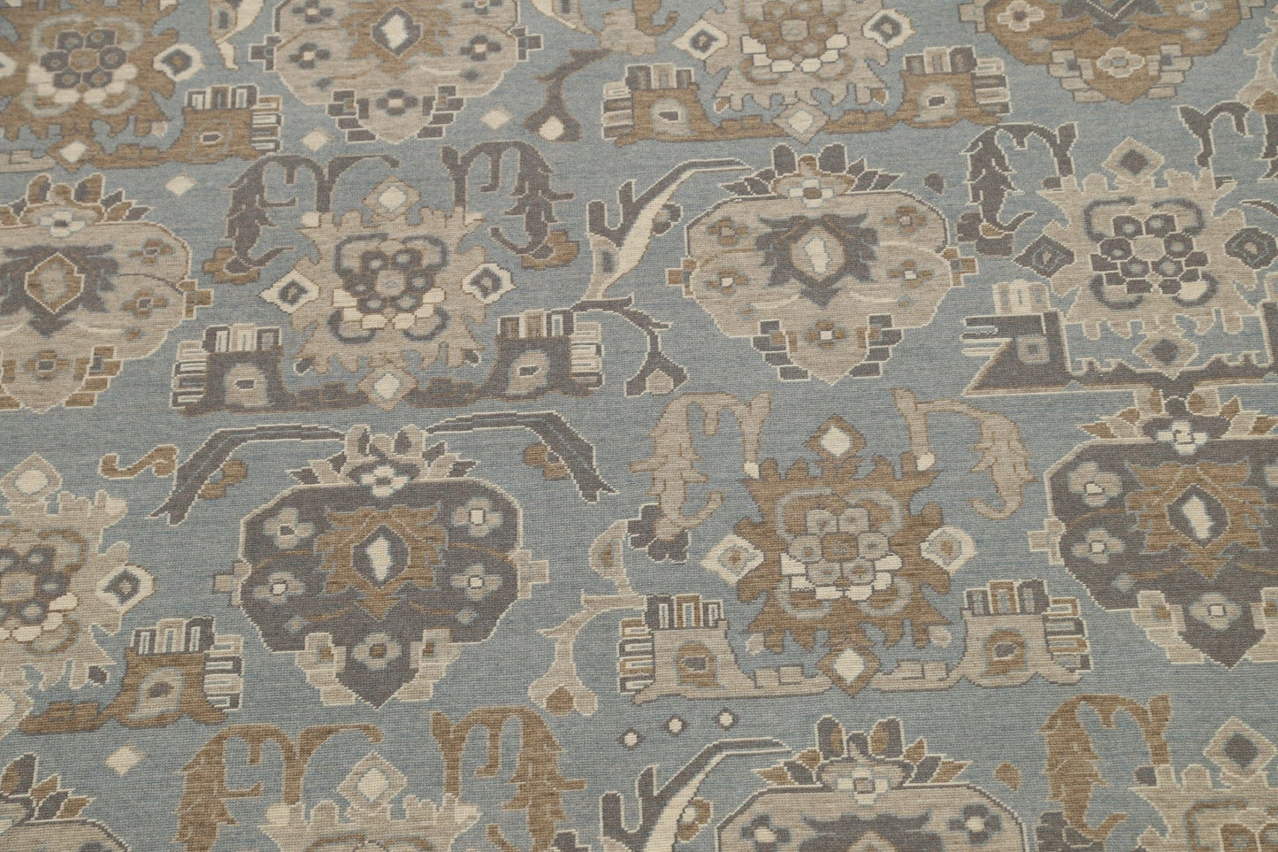 All-Over Ziegler Oushak Turkish Wool Area Rug 9x12