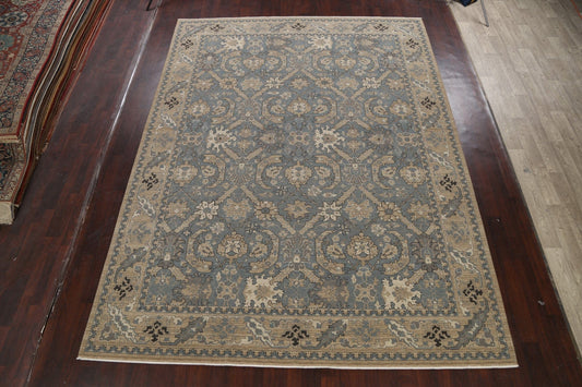 Silver Washed Ziegler Turkish Area Rug 10x13