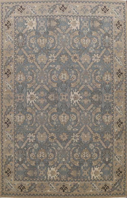 Silver Washed Ziegler Turkish Area Rug 10x13