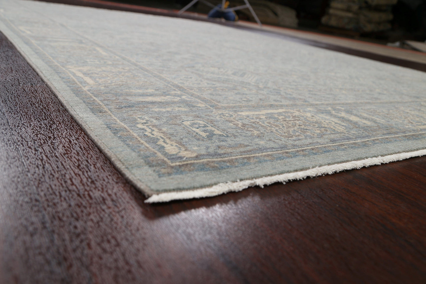 Silver Washed Ziegler Turkish Area Rug 7x10