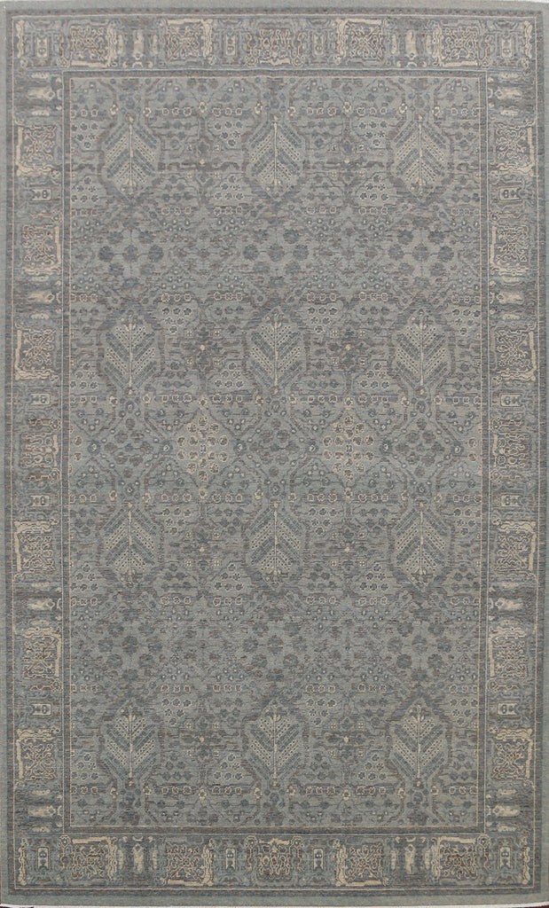 Silver Washed Ziegler Turkish Area Rug 7x10