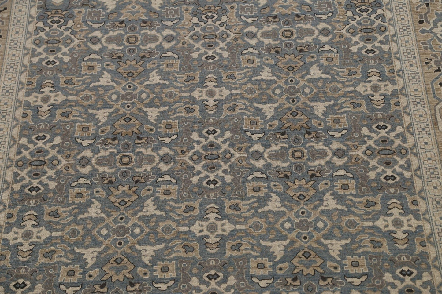 All-Over Ziegler Oushak Turkish Wool Area Rug 9x12