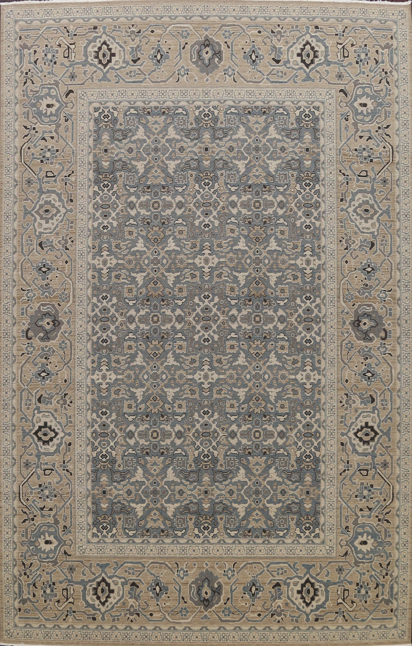 All-Over Ziegler Oushak Turkish Wool Area Rug 9x12