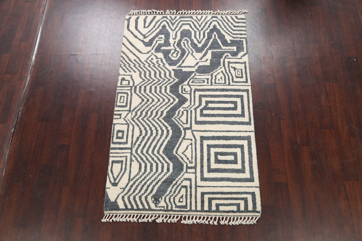 Geometric Moroccan Oriental Area Rug 4x7