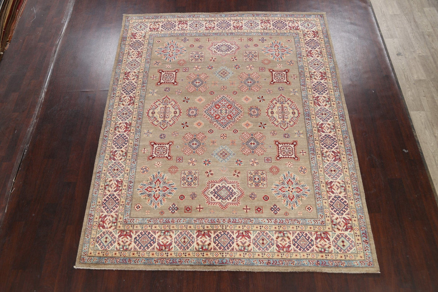 Vegetable Dye Super Kazak Oriental Area Rug 8x10