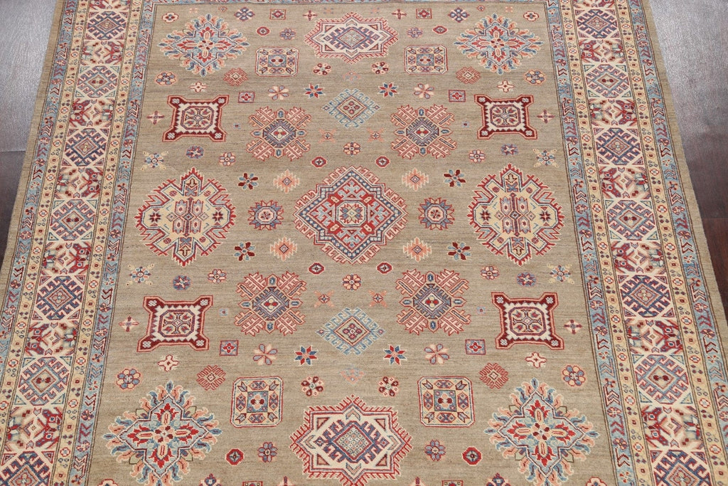 Vegetable Dye Super Kazak Oriental Area Rug 8x10