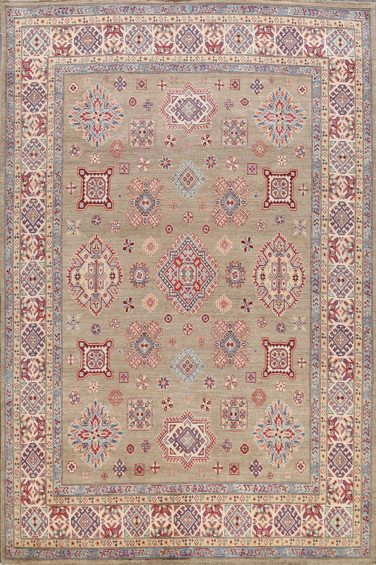 Vegetable Dye Super Kazak Oriental Area Rug 8x10