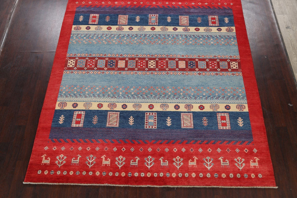 Vegetable Dye Super Kazak Oriental Area Rug 8x10