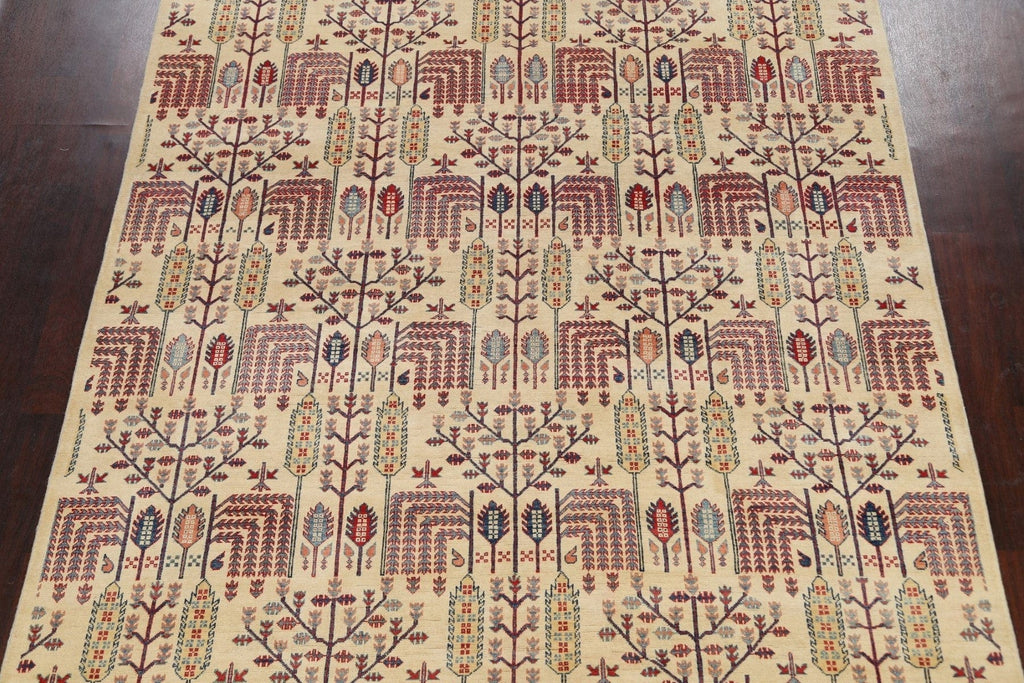 Vegetable Dye Super Kazak Oriental Area Rug 9x12