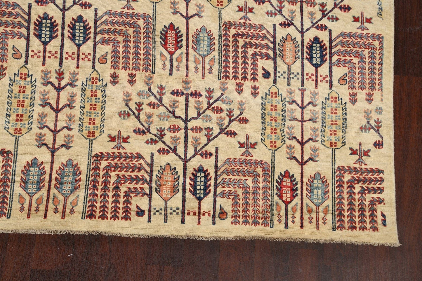 Vegetable Dye Super Kazak Oriental Area Rug 9x12