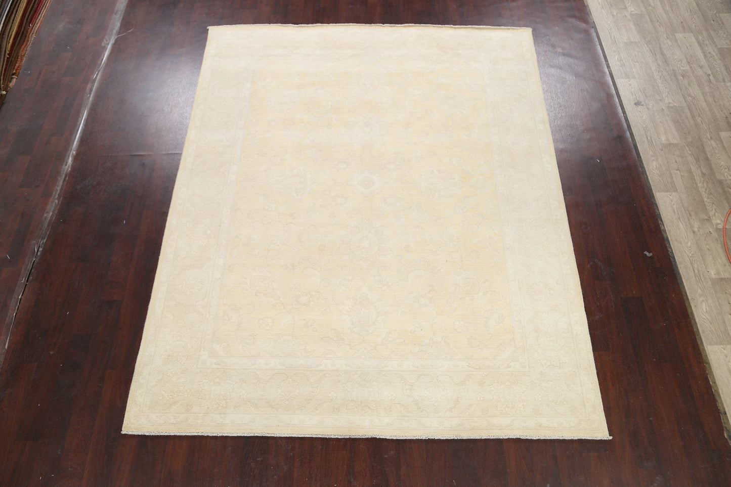 Neutral Earth-tone Mute Khotan Oriental Area Rug 8x10