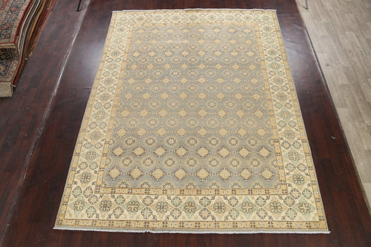 Geometric Khotan Oriental Area Rug 9x12