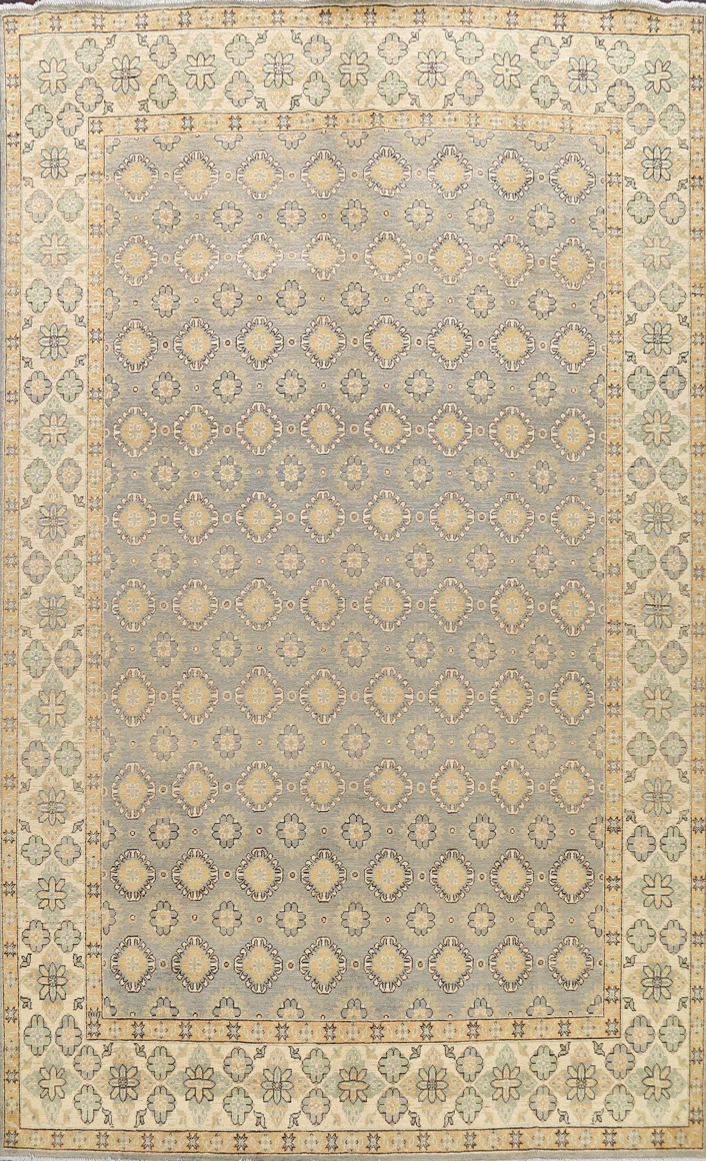 Geometric Khotan Oriental Area Rug 9x12