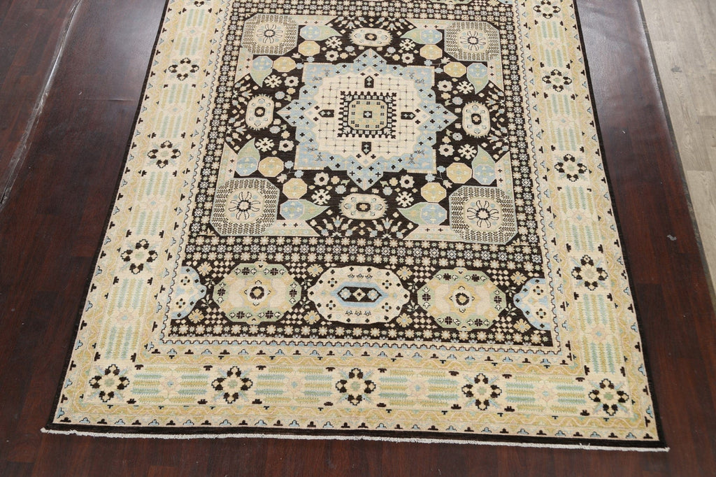 Geometric Khotan Oriental Area Rug 9x12