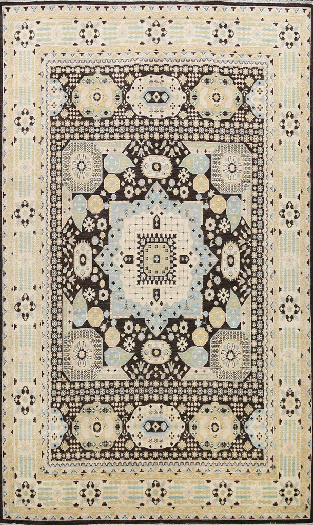 Geometric Khotan Oriental Area Rug 9x12