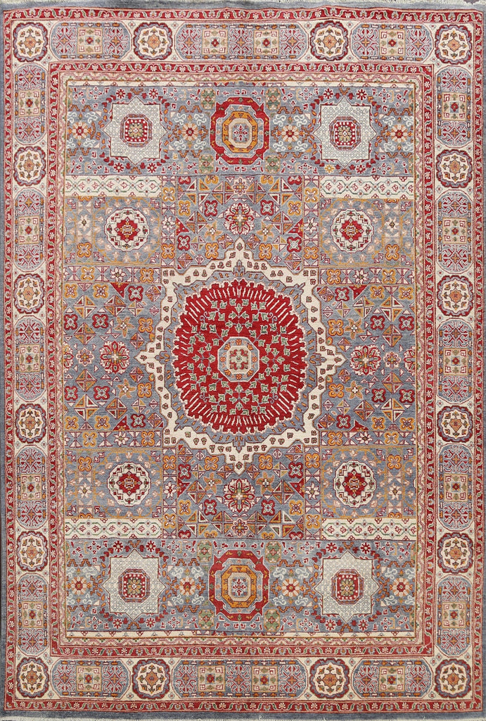 Geometric Khotan Oriental Area Rug 8x10