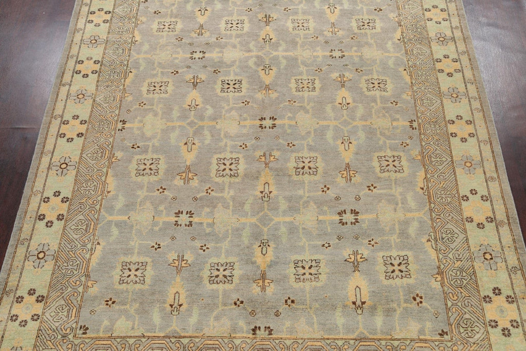 Geometric Khotan Oriental Area Rug 9x11