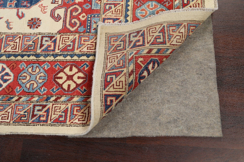 Vegetable Dye Super Kazak Oriental Area Rug 9x12