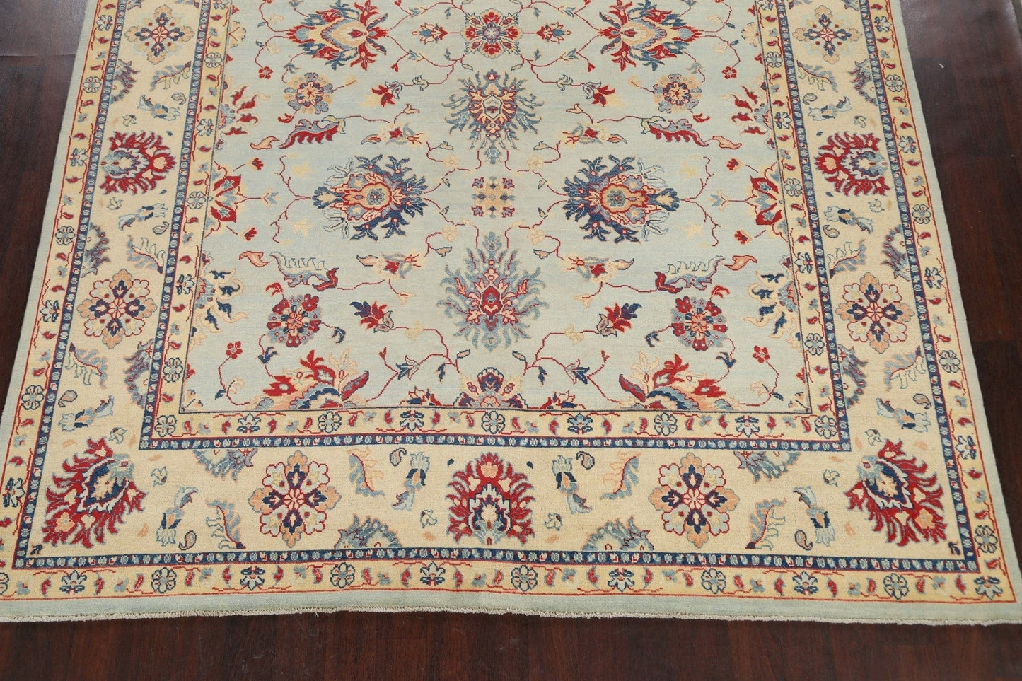 Vegetable Dye Super Kazak Oriental Area Rug 9x12