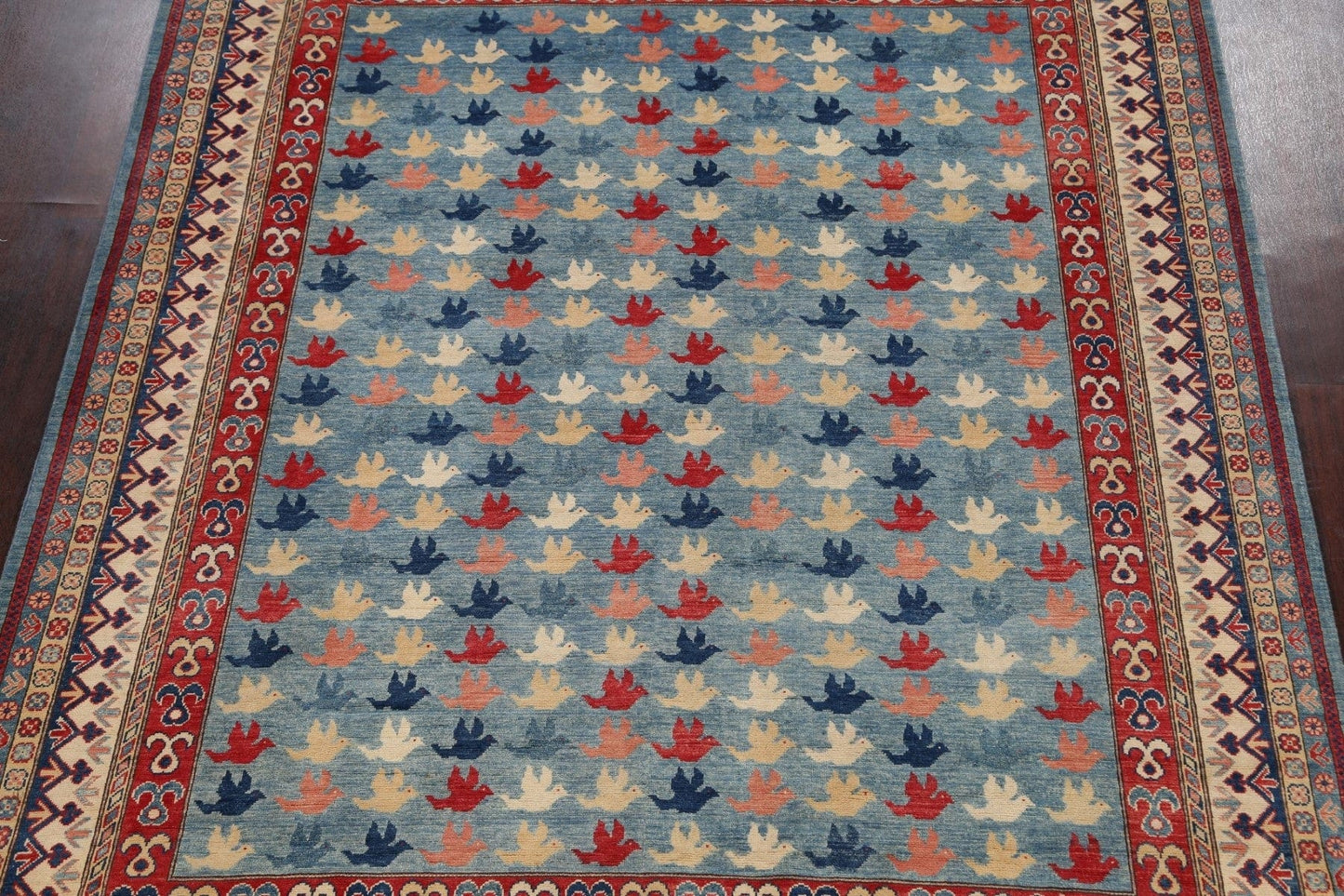 Vegetable Dye Super Kazak Oriental Area Rug 8x10