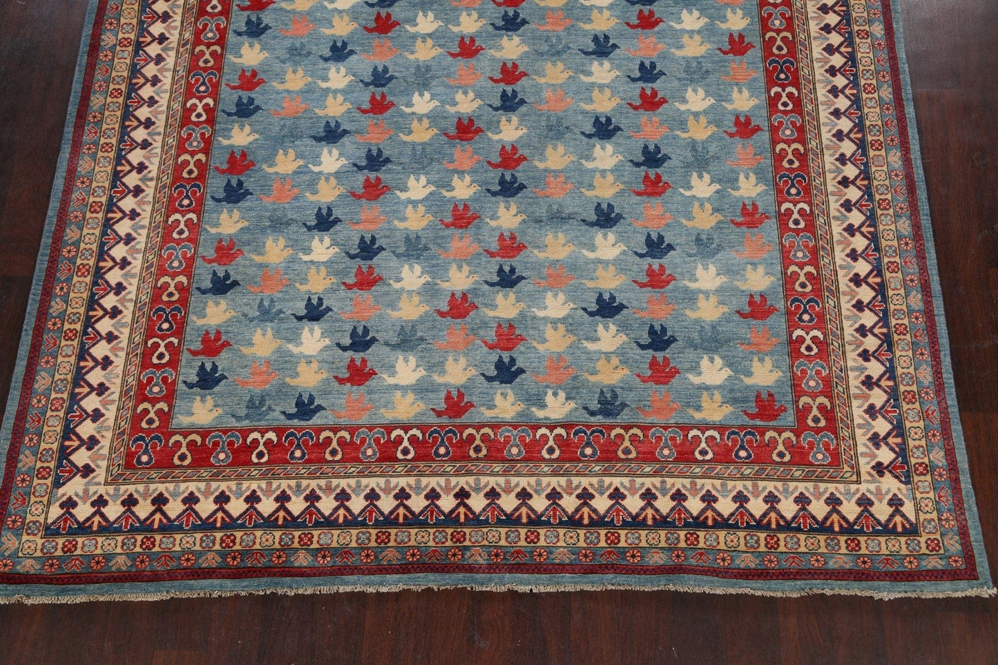 Vegetable Dye Super Kazak Oriental Area Rug 8x10