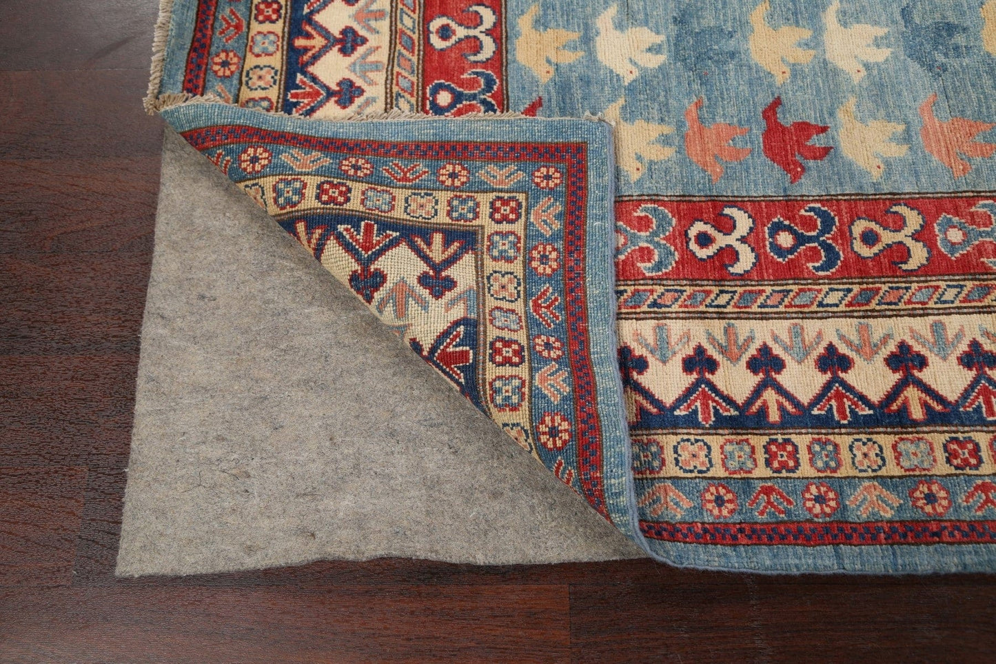 Vegetable Dye Super Kazak Oriental Area Rug 8x10