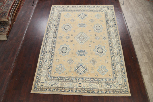 Vegetable Dye Super Kazak Oriental Area Rug 8x12