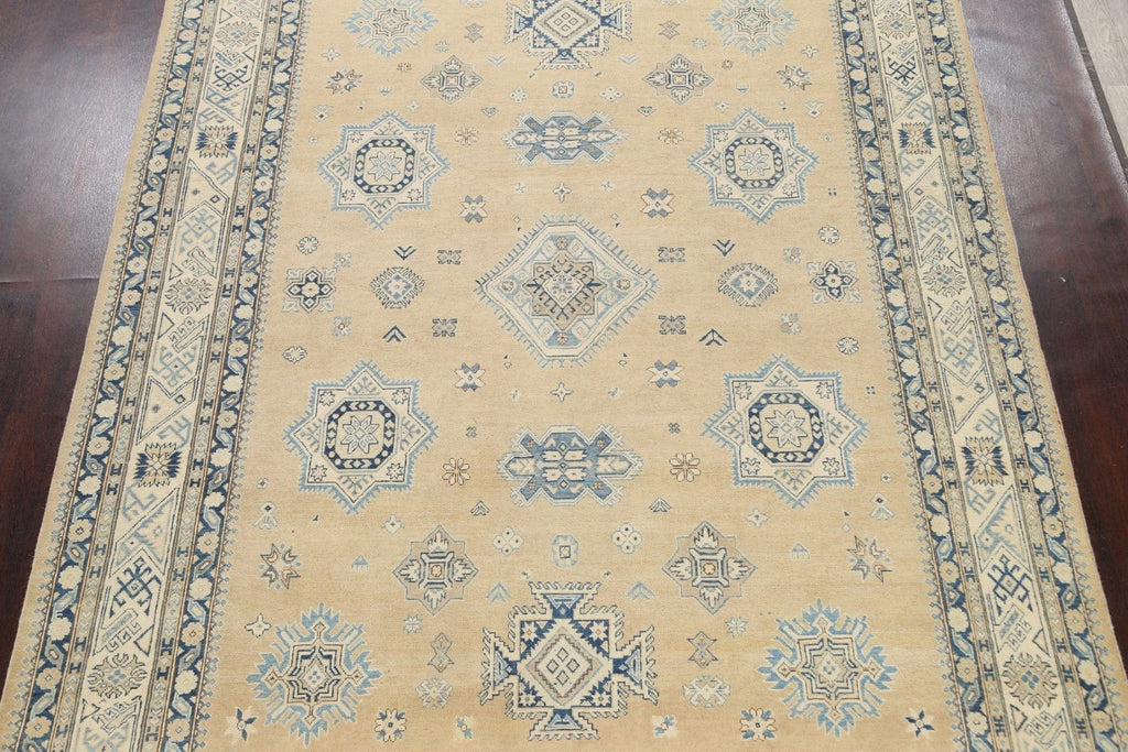 Vegetable Dye Super Kazak Oriental Area Rug 8x12