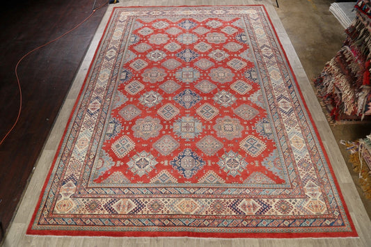 Large Vegetable Dye Super Kazak Oriental Area Rug 12x17