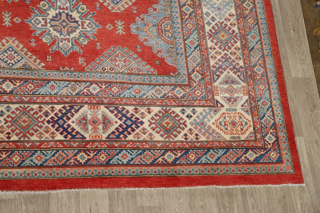 Large Vegetable Dye Super Kazak Oriental Area Rug 12x17