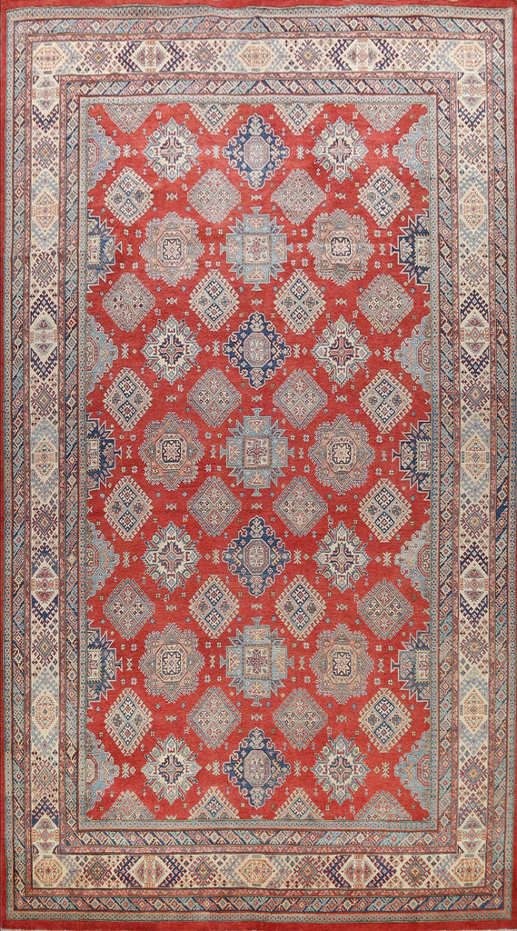 Large Vegetable Dye Super Kazak Oriental Area Rug 12x17