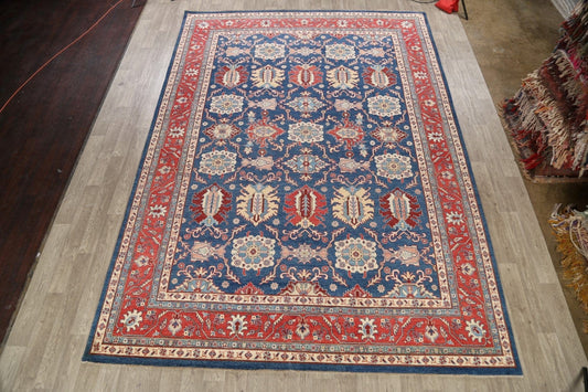 Vegetable Dye Super Kazak Oriental Area Rug 10x14