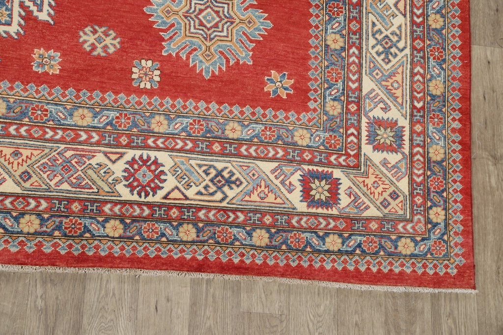 Vegetable Dye Super Kazak Oriental Area Rug 10x13