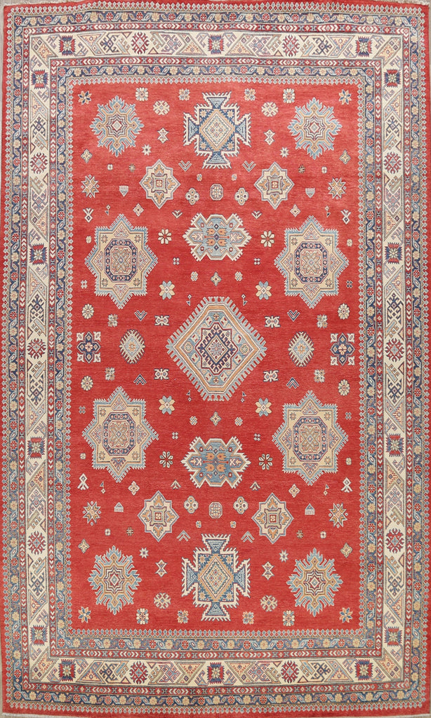 Vegetable Dye Super Kazak Oriental Area Rug 10x13